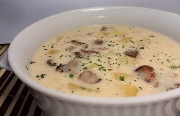 Сырный суп с грибами: рецепт с плавленым сыром