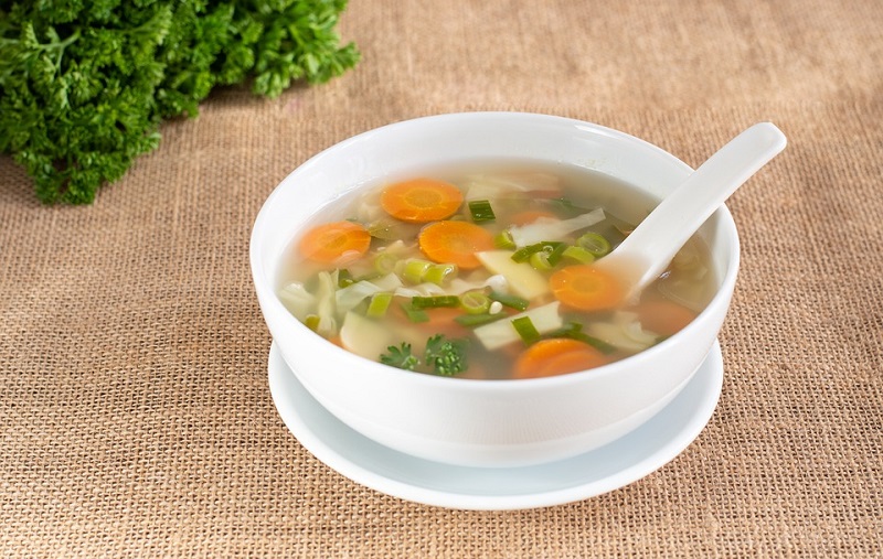 Рецепт свежего овощного супа