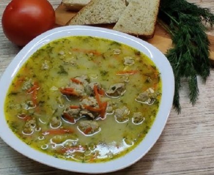 Куриный суп с кускусом