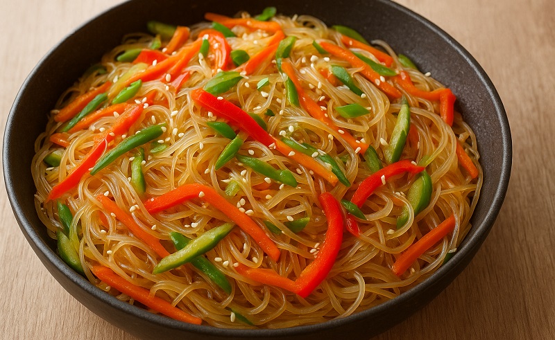 Фунчоза с овощами